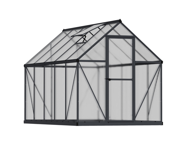 Växthus Mythos 5,7 m² Mörkgrå Canopia by Palram